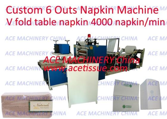High Speed 4000 Napkin/Minute Tissue Paper Folding Machine With Cover