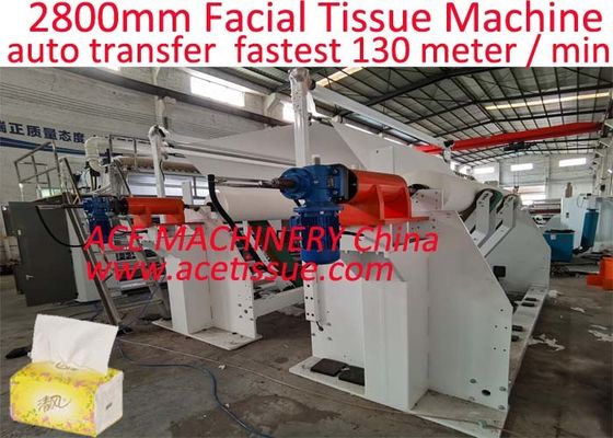 Facial Tissue Paper Making Machine V Fold Interfolded Up To 3000mm Wide Jumbo Roll