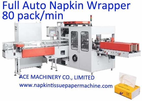 Automated 80 Pack/Min Facial Napkin Packing Machine