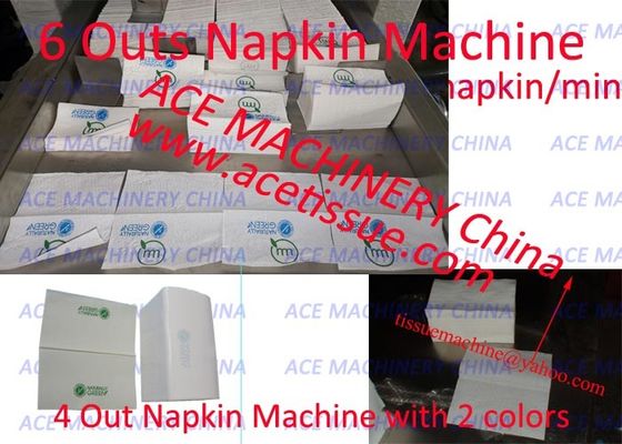 High Speed 4000 Napkin/Minute Tissue Paper Folding Machine With Cover