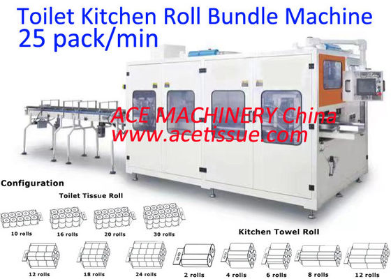 Multi Roll Sizes Tissue Paper Packing Machine with Easy Maintenance and Carbon Steel Material