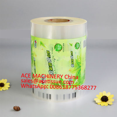 ISO 9001 Certified Packaging Material For Tissue Paper , Custom Printed Plastic Wrap