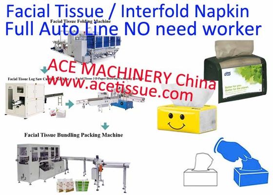 Full Automatic Interfold Napkin Machine With Auto Transfer To Packaging Machine