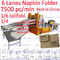 6 Lanes Automatic Tissue Paper Napkin Making Machine Price 7000 Sheet/Min
