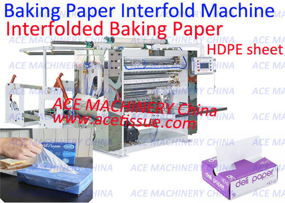 Автоматическая Interfolded машина Interfolder ткани хлебопекарни для того чтобы сделать вощеную бумагу гастронома