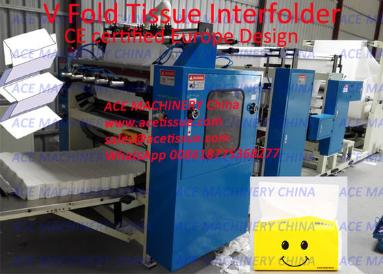 Автоматическая машина Interfolder салфетки Kleenex с печатанием цвета